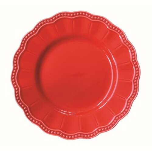 R2S.2882ELIR Elite piros porcelán desszerttányér 21cm