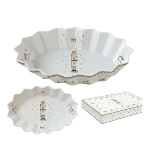 R2S.1048RNUT Porcelán ováltálca 27x17x4,5cm, dobozban, Royal Nutcracker 80616660