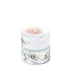 Beach Cabin illatú gyertya tengerparti mintával, 8x7,5cm - Lakberendezés