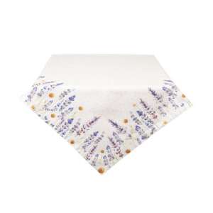 CLEEF.LF03 Asztalterítő, levendula mintával, 130x180cm, 100% pamut - Clayre & Eef