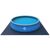 Avenli inflatable pool on protective ground mat