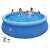 Avenli 420x84cm inflatable pool with paper filter pump and filter cartridge with family enjoying it