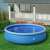 Avenli 420x84cm inflatable pool with paper filter pump and filter cartridge in a backyard setting
