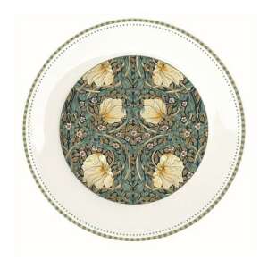 William Morris Fekete 19cm Porcelán Desszert Tányér - Tányér