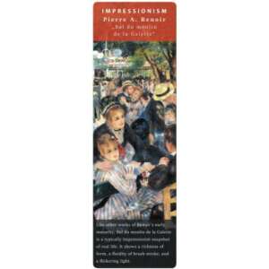 FRI.67480 Könyvjelző 5x16cm, Renoir: Bal du Moulin de la Galette 80617926 Könyvjelzők