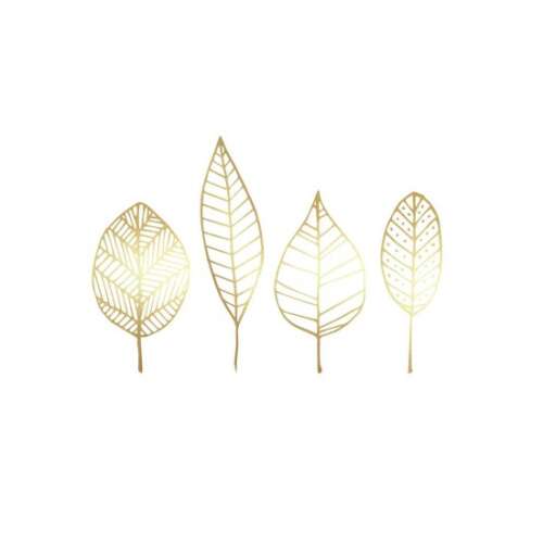 PPD Pure Gold Leaves papírszalvéta, 20 db-os, 33x33cm