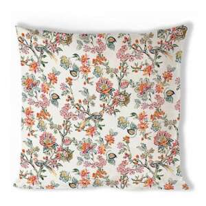 Oriental virágos párnahuzat, 40x40cm, 100% pamut - Ambiente