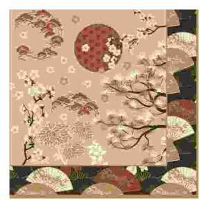 R2S Kimono mintás papírszalvéta, 20 darabos, 33x33cm - Szalvéta