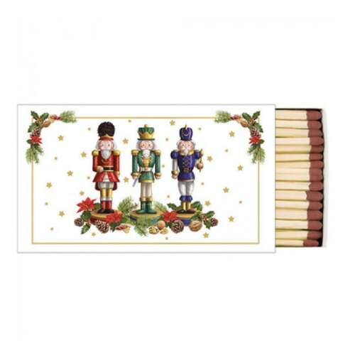 Karácsonyi Gyufásdoboz - Diótörők - 6,5x11cm