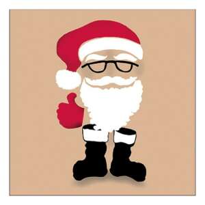 Invisible Santa Brown papírszalvéta, 20 darabos, 33x33cm - Szalvéta
