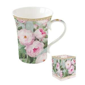 R2S.1461ROBL porcelán bögre, 360ml, Roses in Bloom mintával, ajándékdobozban - Nonbrand Bögre