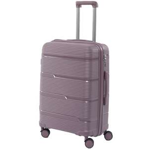 Kufor Dollcini Világjáró Bőrönd 20", fialový, tvrdý, 4 kolesá, rotácia 360 stupňov - Doplnky oblečenia