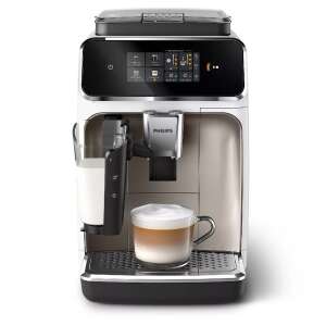 Philips Series 2300 EP2333/40 Lattego automata Kávégép tejhabosítóval, Fehér-Inox 80622796 Kávéfőzők