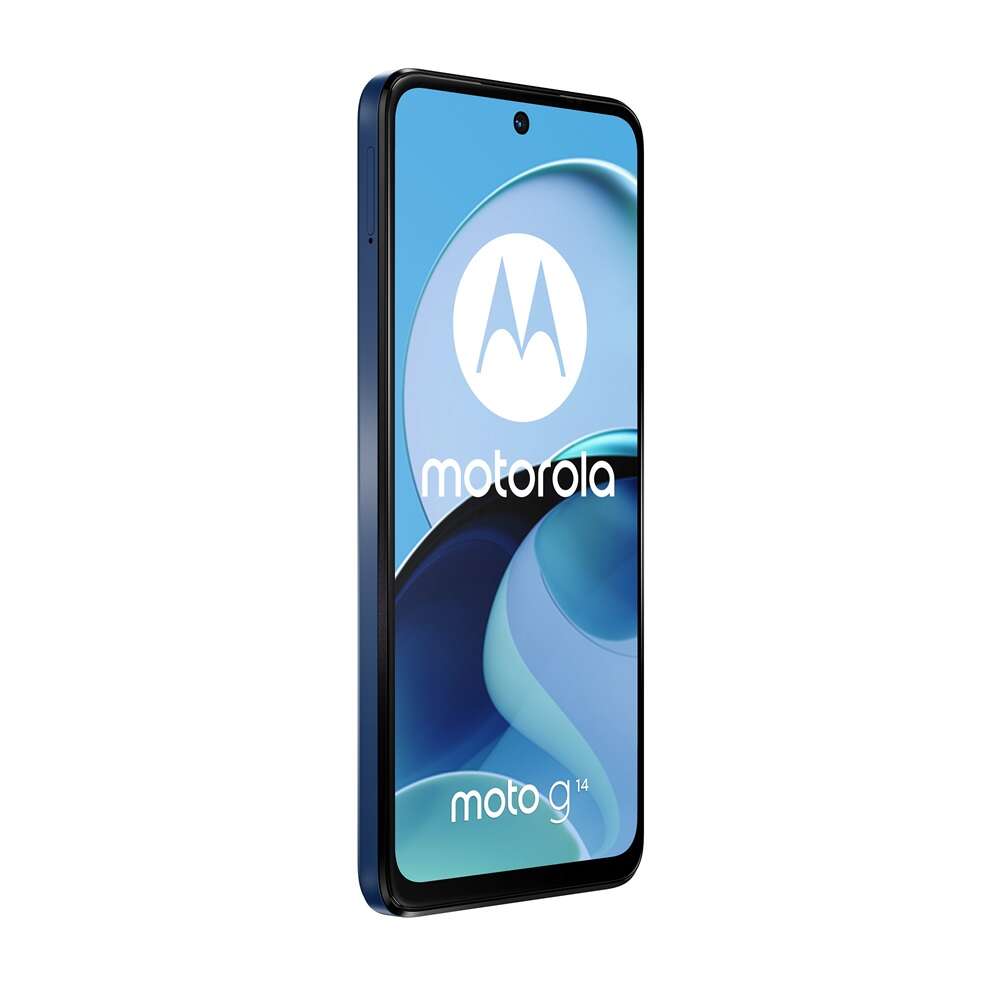 Motorola moto g14 4g 128gb 4gb ram dual sim mobiltelefon, sky blue 