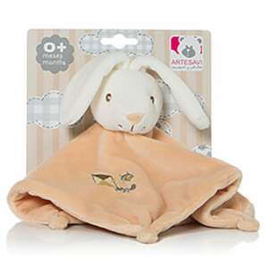 Artesavi bézs nyuszi plüss alvókendő babáknak, 0+ hónapos kortól - Artesavi