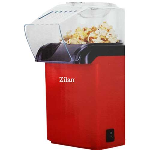 Zilan Popcorn készítő, 1200 W, piros - ZLN8046 (ZLN8044/RD)
