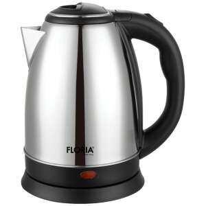 Ceainic electric Floria, din oțel inoxidabil, 1,8 litri, 1500W - Fierbătoare, Sandwich-maker, Blendere, Prajitoare de paine și Storcatoare de fructe și legume