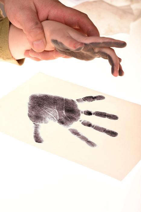 BABY DAB Lenyomatkészítő - kék/szürke