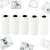 5 pack of adhesive paper rolls for mini thermal printer, 5.7cm x 4.5m, white
