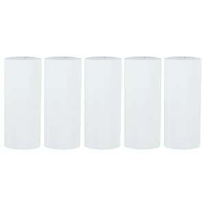 5 pack of thermal paper rolls for mini printer, 5.7cm x 4.5m, white - Office technology