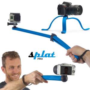 Miggö Splat Flexibles Mini-Stativ mit biegsamen Beinen für DSLR- und Action-Kameras, blau 80634396 Tripods