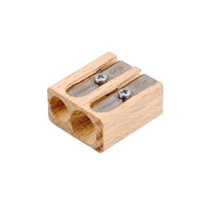 KUM fa hegyező, 2 lyukkal, normál és vastag ceruzákhoz - ICO