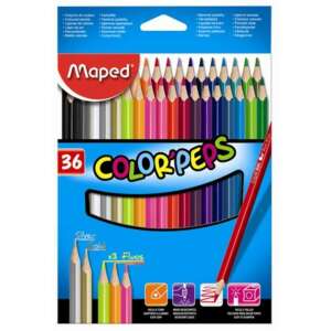 Színes ceruza készlet, háromszögletű, MAPED "Color&#039;Peps", 36 különböző szín 87617930 