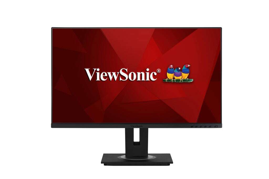 24" viewsonic vg2448a-2 lcd monitor fekete