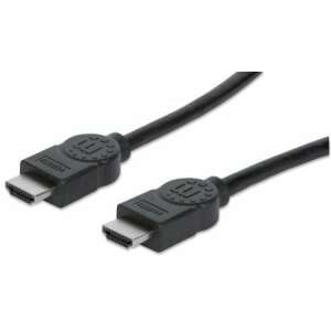 Kabel HDMI Manhattan High Speed z Ethernet, 2m czarny - Manhattan