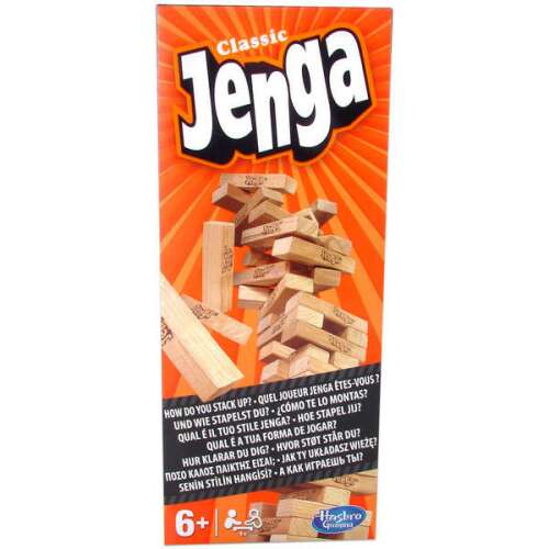 Jenga Classic Társasjáték - 54 db Fahasáb 87623120