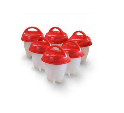 Szilikon Tojásfőző Forma - 6 db