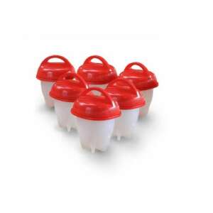 Formă de gătit ouă din silicon, 6 bucăți