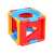 Hola Logic Cube, цветна образователна играчка за бебета, сглобена, показваща една страна