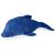 Blaues Plüsch Delfin Kissen - 37 cm, Kuscheltier