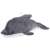 Grauer Plüschdelfin, 37 cm, Kuscheltier, Plüschtier, Delfin Plüsch