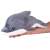 Szürke plüss delfin, 37 cm, puha játék, bújós játék, delfin plüss, plüss állat