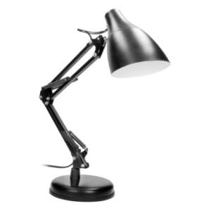 Orno / Virone DL-1/B Dian schwarze Schreibtischlampe mit verstellbarem Arm - Virone