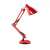 Czerwona lampa biurkowa Orno / Virone DL-1/R DIAN z regulowanym ramieniem