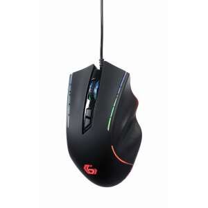 Gembird MUSG-RAGNAR-RX300 Rechtshänder-Gaming-Maus mit Kabel und 12000 DPI - Gembird