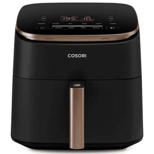 Cosori TurboBlaze Chef Edition Forrólevegős Sütő, 6L, Fekete