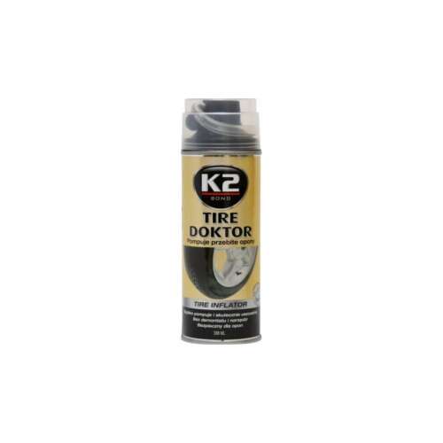 K2 - Tire Doktor Defektjavító Spray - 398ml