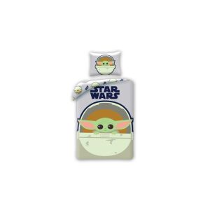 Zestaw pościeli Star Wars Grogu - Wzór z Baby Yodą z The Mandalorian - Pościel - młodzież i dorośli
