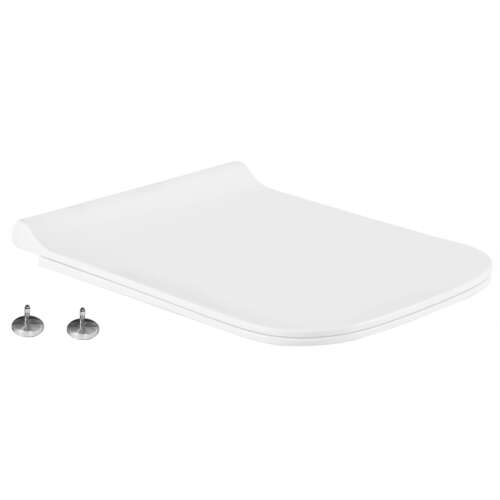 Mexen WC toilet seat, white, slow closing, slim, duroplast