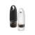 Esperanza EKP003K Muntok electric pepper grinder, black and white, with clear peppercorn container