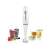 Esperanza EKM001E Frappe hand blender, white, in use, making smoothies and sauces