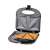 Esperanza Asiago EKT011 Sandwich Maker, black, 3 triangle slots, open