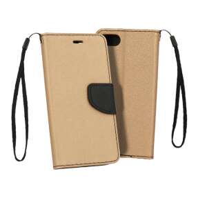 Samsung Galaxy A7 (2018) Fancy Arany Flip Tok kártyatartóval és állvánnyal - Galaxy