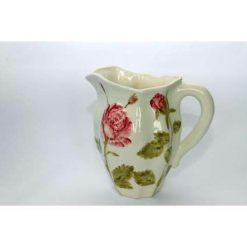 Virágos Kerámia Kanna - Rózsás - 1,5 Liter