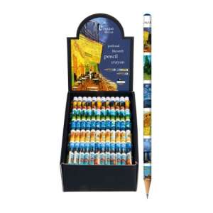 Van Gogh ceruzák, 24 ceruza készlet különböző Van Gogh festményekkel, művészeti ceruzák, rajzceruzák, kreatív ceruzák - Irodaszer & Írószer
