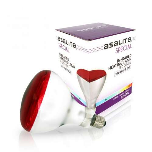 Asalite Special Infra Izzó, Piros Búra, 250 Watt, E27 